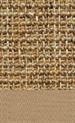 Sisal Salvador cork 080 tæppe med kantbånd i beige 002
